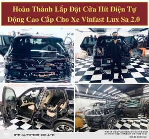 Quá trình độ cửa hít Vinfast Lux SA